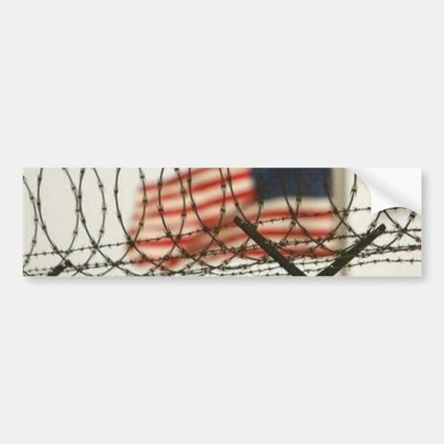 America's Future - Police State - Prison State Bumper Sticker (Front)