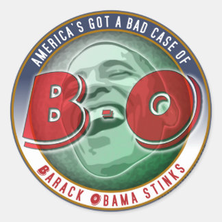 America's Got a Bad Case of... Classic Round Sticker