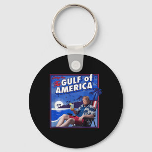 Americas Gulf Mexico Presdent Sombrero Summer Key Ring