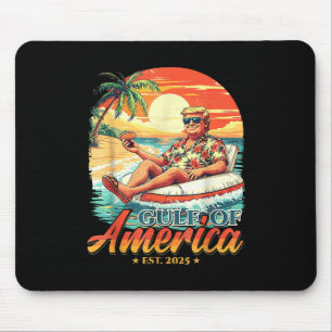 Americas Gulf Trump 2024 Retro Beach Usa America M Mouse Mat