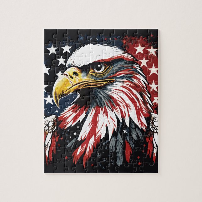 America's Majestic Eagle Jigsaw Puzzle (Vertical)