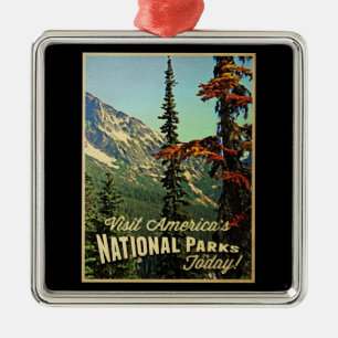 America's National Parks Metal Tree Decoration