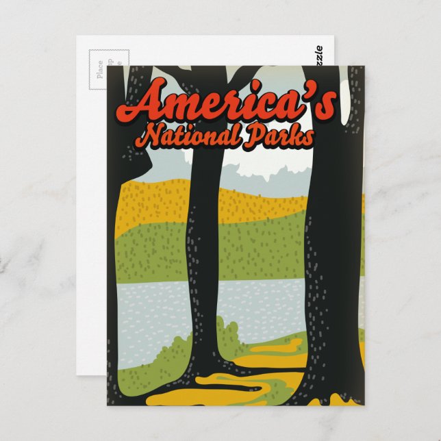 America's National Parks Postcard (Front/Back)