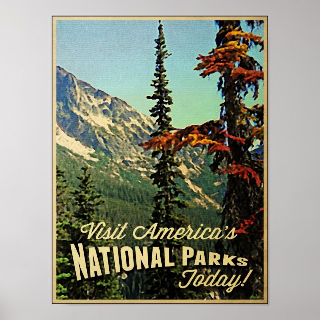 America's National Parks Poster (Front)