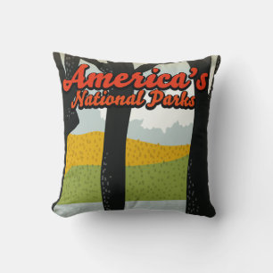 America's National Parks Poster Cushion