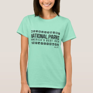 America's National Parks women's tshirt