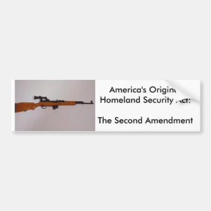 America's Original Homeland Security Ac... Bumper Sticker