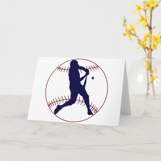 America's Pastime Card (Yellow Flower)