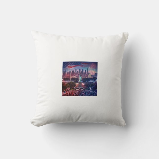 America's Pride Shines' 🏡 decoration  Cushion (Front)
