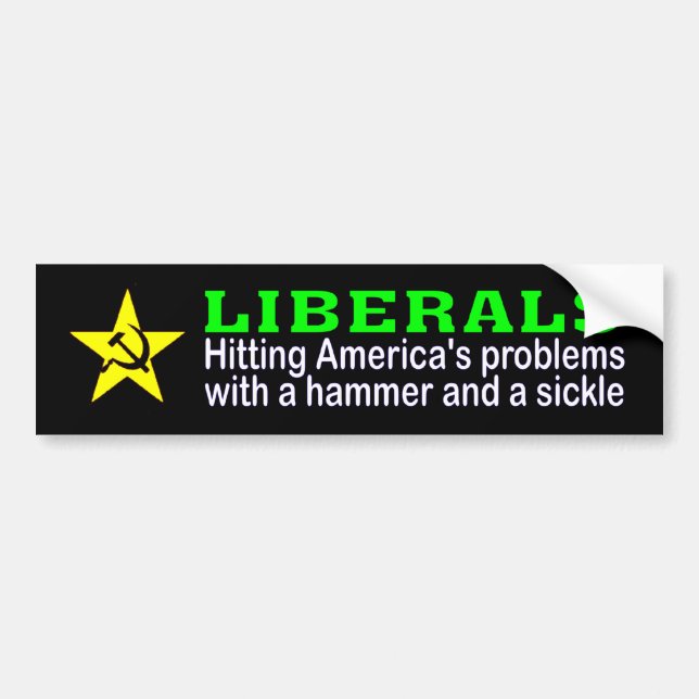 americas problems bumper sticker (Front)