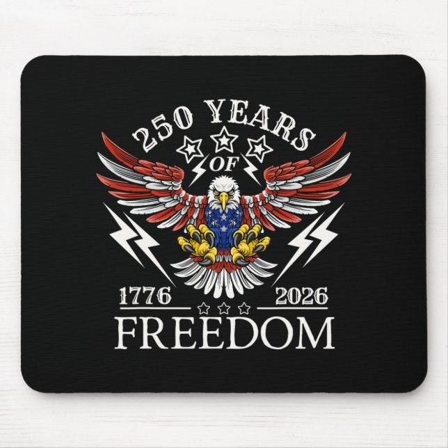 Americas Semi Quincentennial 250th Anniversary Com Mouse Mat (Front)