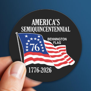 America's Semiquincentennial 1776-2026 USA 250 Classic Round Sticker