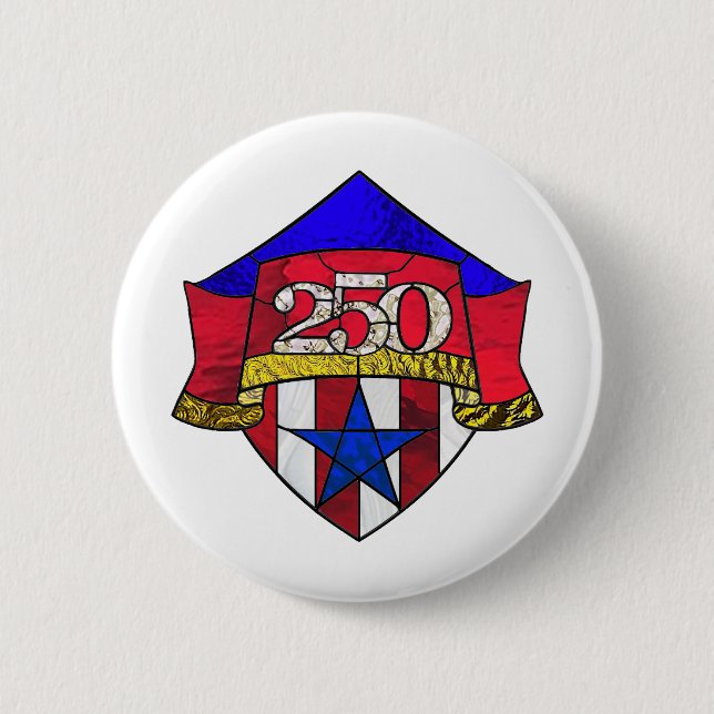 America's Semiquincentennial Button (Front)