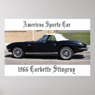 Americas Sports Car-1966 Corvette Stingray Poster