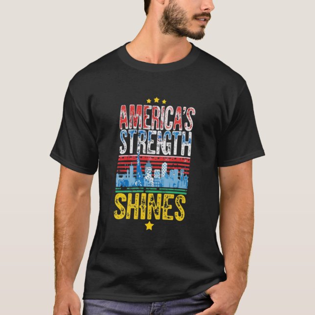 "America's Strength Shines" T-Shirt  (Front)