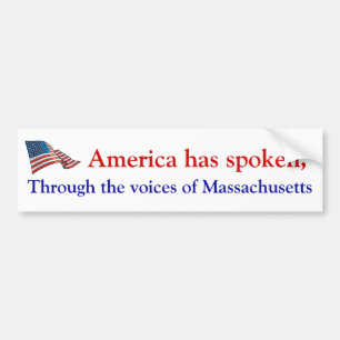 America's voice bumper sticker