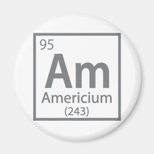 Americium - American Science Periodic Table Magnet