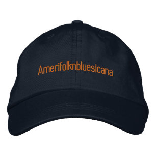 Amerifolknbluesicana Embroidered Hat