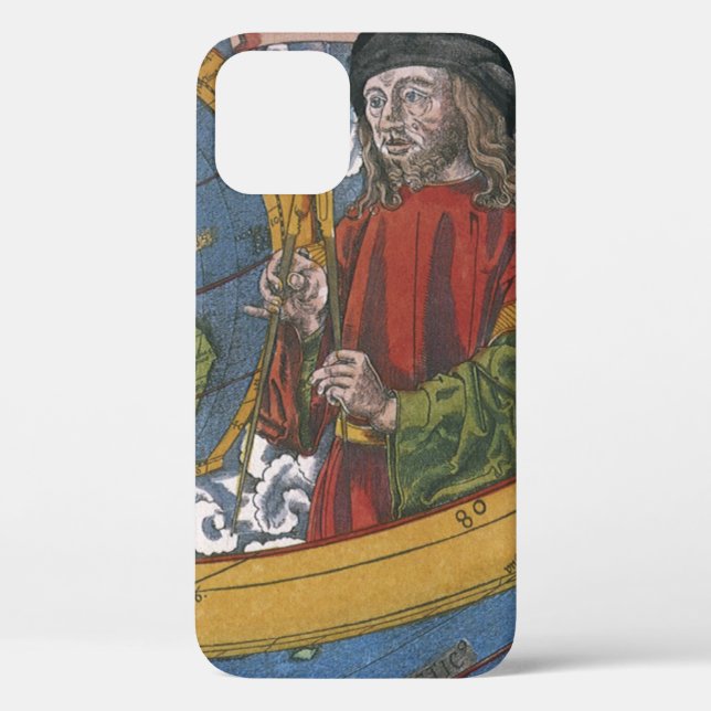 Amerigo Vespucci Explorer on a Map of the Americas Case-Mate iPhone Case (Back)