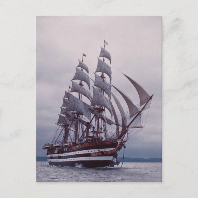 Amerigo Vespucci", Italy Postcard (Front)