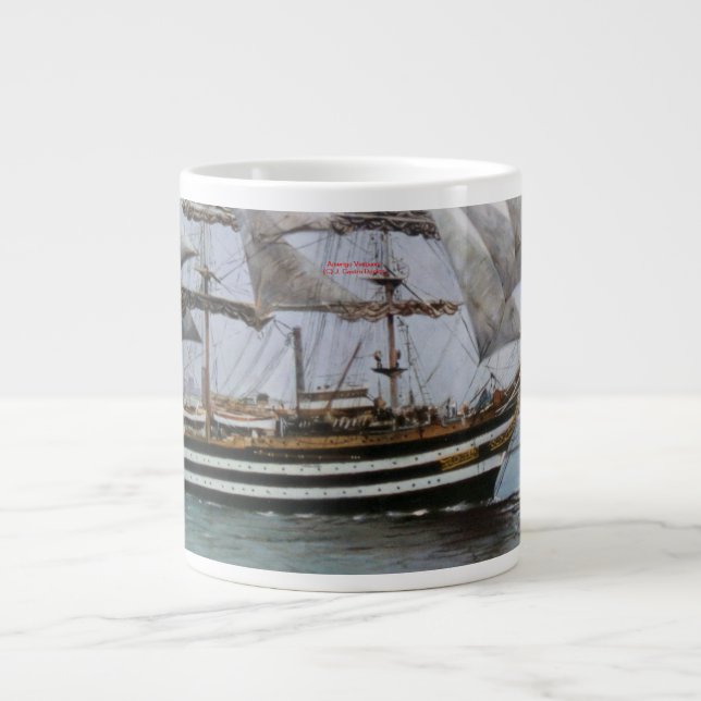 Amerigo Vespucci Large Coffee Mug (Front)