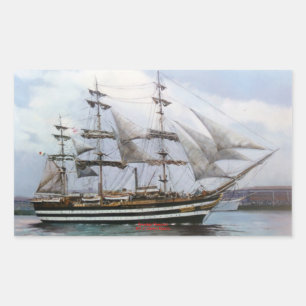 Amerigo Vespucci Rectangular Sticker