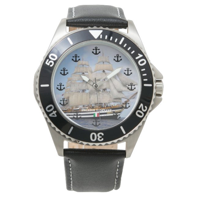 Amerigo Vespucci Tall Ship Wrist Watch (Front)