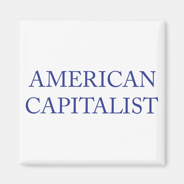Ameriican-Capitalist-Blue Magnet (Front)