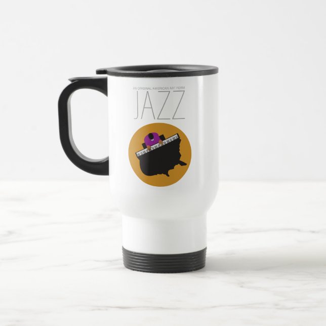 AmeriJazz Travel/Commuter Mug (Left)