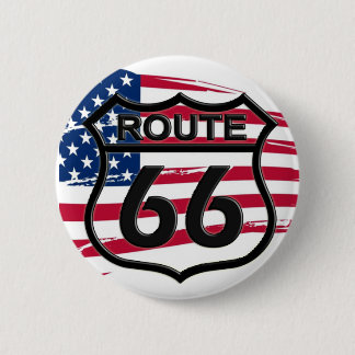 Amerikas Route 66 6 Cm Round Badge