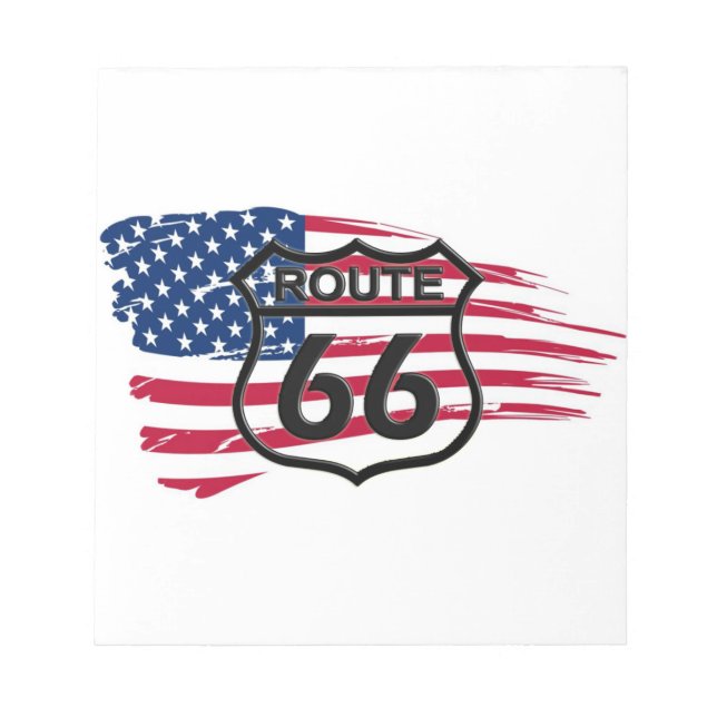 Amerikas Route 66 Notepad (Front)