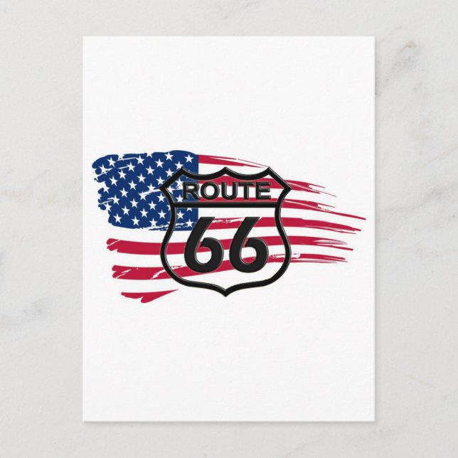 Amerikas Route 66 Postcard (Front)