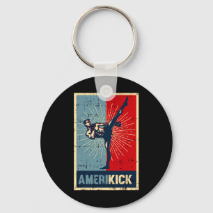 Amerikick America Kickboxing 4th Of July Awesome U Key Ring