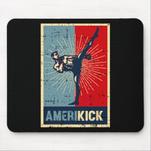 Amerikick America Kickboxing 4th Of July Awesome U Mouse Mat