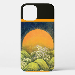 AMETERASU ,SUN GODDESS Yellow Green Black iPhone 12 Case