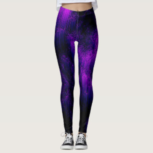 Amethyst Abstract Leggings