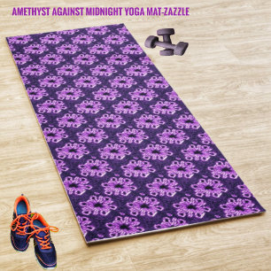 Amethyst Against Midnight Yoga Mat