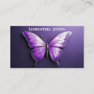 Amethyst Butterfly Business Card