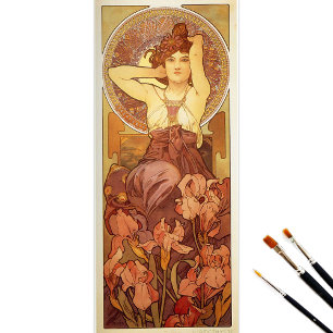Amethyst by Alphonse Mucha Tissue Paper