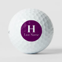 Amethyst Circle Personalised Golf Ball (3) HAMbWG