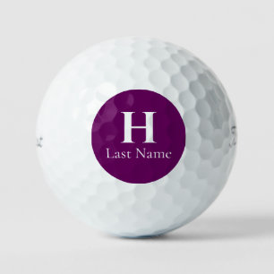 Amethyst Circle Personalised Golf Ball (3) HAMbWG