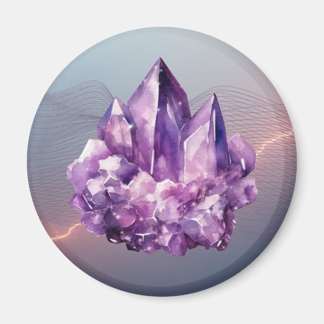 Amethyst Cluster Magnet (Front)