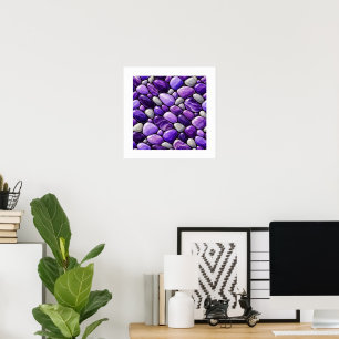 Amethyst Cobbles Poster