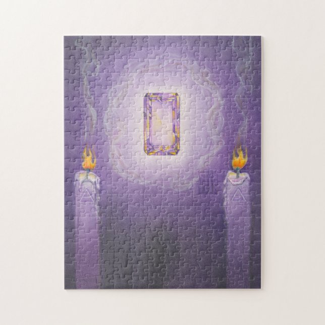 Amethyst Core Jigsaw Puzzle (Vertical)