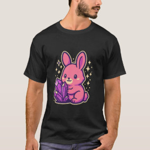 Amethyst Crystal Bunnies Star Dust Kiddo Children  T-Shirt