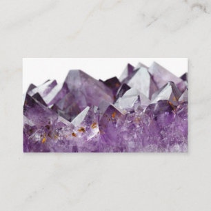 Amethyst Crystal Business Cards