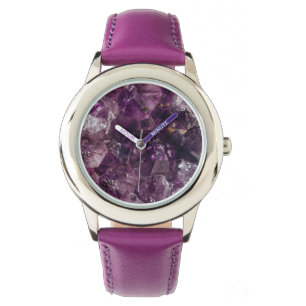 Amethyst Crystal Energy Amethyst Quartz Watch