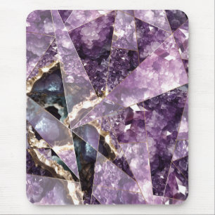 Amethyst Crystal Modern Elegant Mouse Mat