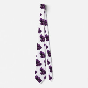 Amethyst Crystal Stone Tie