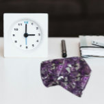 Amethyst Crystals Photo Tiled Tie<br><div class="desc">This tie features a tiled photo of amethyst crystals.  This tie would make a wonderful Father's Day gift for a rock hound.</div>